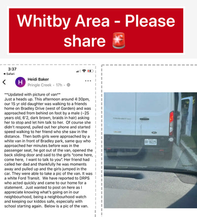 Whitby Area Residents Beware