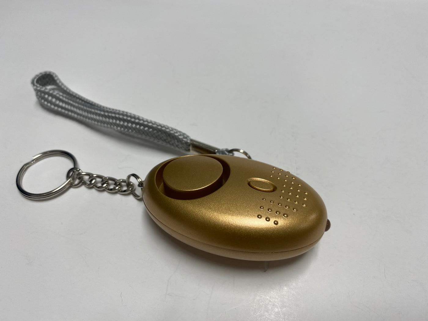 Gold Personal Alarm with Flashlight My KeyChain Guardian