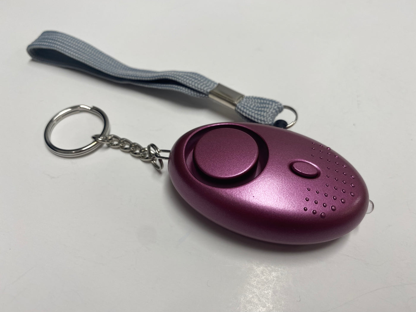Purple Personal Alarm with Flashlight My KeyChain Guardian