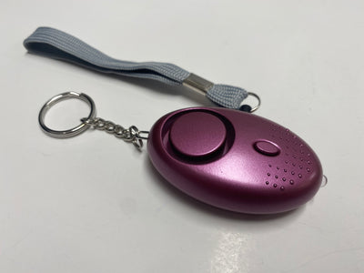 Purple Personal Alarm with Flashlight My KeyChain Guardian