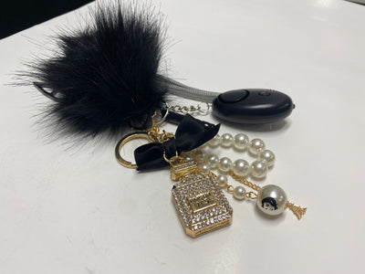 Black and White Coco Channel with Pearls Premium Series